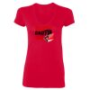 Ladies' SoftStyle® Fitted V-Neck T-Shirt Thumbnail